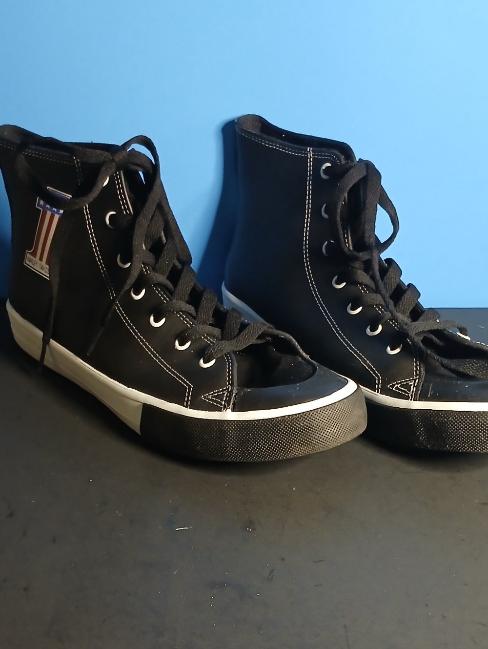 Mens Harley Davidson Baxter Hightop Sneakers